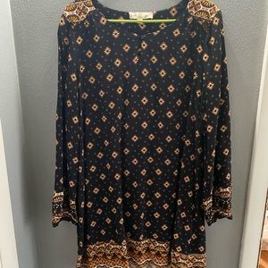 Hippie Rose Flowy Dress